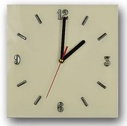 Szklany zegar ścienny W7-W88