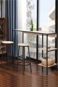 Set Bar Mesa Alta + 2 Taburetes Loku