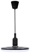 LED Lampa wisząca KIKI 1xE27/15W/230V czarna