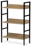 Regał GD-313 OAK Denny, 3 półki, 60 x 27,5 x 92,5 cm, 3 piętra