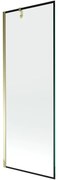 Mexen Next parawan nawannowy 1-skrzydłowy 70 x 150 cm, czarna ramka, złoty - 895-070-000-00-70-50