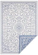 Niebiesko-kremowy dywan odpowiedni na zewnątrz NORTHRUGS Leyte, 80x150 cm