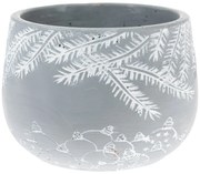 Szara betonowa doniczka Dakls, ø 15,5 cm