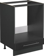 Szafka kuchenna antracyt wysoki połysk 60x51.6x82 fame-line