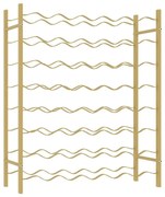 Złoty regał na 48 butelek wina N1-G73