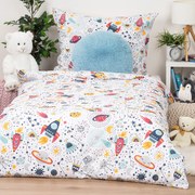 4Home Dziecięca pościel bawełniana Cosmic Adventure, 140 x 200 cm, 70 x 90 cm