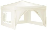 Kremowy namiot ogrodowy zamykany C7-D05