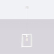 Lampa wisząca ARIES biała SOLLUX  LIGHTING