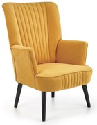 Musztardowy Fotel Wypoczynkowy N8-T97