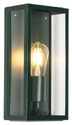 Industrialna lampa ścienna zewnętrzna ciemnozielona ze szkłem IP44 - Rotterdam