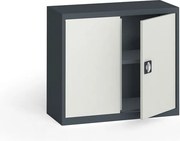 Szafa metalowa, 800 x 950 x 400 mm, 1 półka, grafitowy/szara