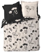 Komplet pościeli bawełnianej z czarnym wzorem, IRIS, 240 x 220 cm