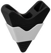 Odbojnik do drzwi samoprzylepny, plastikowy, 2 sztuki