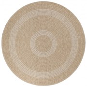 Dywan zewnętrzny okrągły Comilla beżowy 80 cm x 80 cm