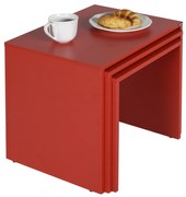 Stolik do odkładania SHP Red, 3 szt.