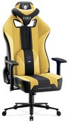 Materiałowy fotel gamingowy Diablo X-Player 2.0 Normal Size, Dark Sunflower