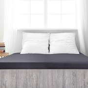 4Home prześcieradło jersey Mako antracyt, 90 x 200 cm