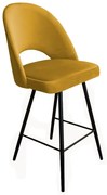 Hoker niski ISKAR VELVET musztardowy/curry ATOS