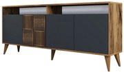Szafka Milan 2 Walnut and Anthracite