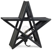 Czarna świąteczna dekoracja świetlna Bamboo – Markslöjd