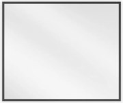 Mexen Loft lustro łazienkowe prostokątne 60 x 50 cm, rama czarna - 9852-060-050-000-70