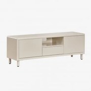 Stojak Pod Tv Ze Stali Michigan Kremowa Tapioca & ↔︎ 150 Cm - Sklum