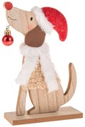 Drewniana figurka świąteczna (wysokość 21 cm) Dog – Dakls