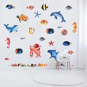 Naklejki na ścianę - W oceanie