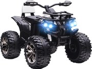 HOMCOM Elektryczny quad dla dzieci, prędkość 3-8 km/h, czas jazdy 45 min, reflektor LED, odtwarzacz muzyczny USB, dla dzieci 3-5 lat | Aosom PL