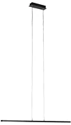 Nowoczesna lampa wisząca czarna LED 90cm - Banda Nowoczesny Oswietlenie wewnetrzne