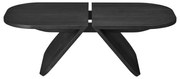 Czarny stolik z litego drewna dębowego 54x100 cm Avio – Blomus