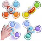 Woopie baby spinner zabawka sensoryczna rakieta kosmita ufo 3 szt.