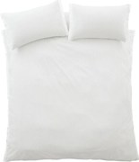 Jasnoszara pościel jednoosobowa z perkalu bawełnianego 135x200 cm Seersucker Woven Stripe – Bianca