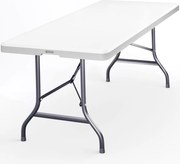 Bufetowy stół KAMIL składany, 76x183x74cm, biała Casaria