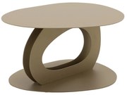 Beżowy metalowy stolik 55x66 cm Tonda – Spinder Design