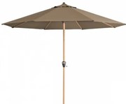 ALU WOOD 3,5 m - parasol z rączką z ochroną ULTRA UV : Substancja Desen - 846