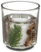 Świeca żelowa ze świątecznym wzorem, 90 g