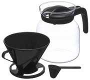 Dzbanek szklany z filtrem przelewowym i pokrywką 1,2 l