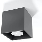 Plafon QUAD 1 antracyt SOLLUX  LIGHTING