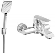 Mexen Pecos R62 bateria wannowa z zestawem prysznicowym, chrom - 7273R62-00