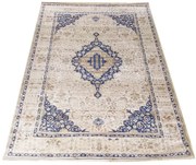 Prostokątny elegancki dywan ze zdobieniami A3-P19