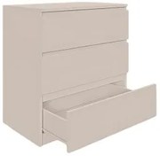 Komoda BASIC 3 szuflady – Kaszmir | 71x75x40 cm