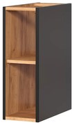 Szafka łazienkowa CAPRI 810 20 cm czarna mat COMAD