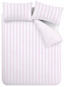 Biało-różowa pościel dwuosobowa 200x200 cm Stripe Tease – Sassy B