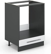 Szafka kuchenna biały wysoki połysk 60x51.6x82 fame-line