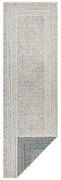 Zielono-biały chodnik odpowiedni na zewnątrz Ragami Berlin, 80x250 cm