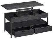 Stolik kawowy z podnoszonym blatem NYRO czarny