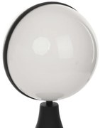 Lampa ogrodowa stołowa CIRCULO 1xE27, kula, biała, czarna