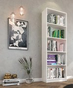 Regał Na Biały Książki 60 Cm M5-K16