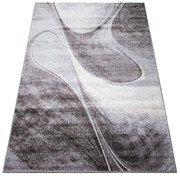 Dywan nowoczesny Perlage Geometria szary 80 cm x 150 cm
